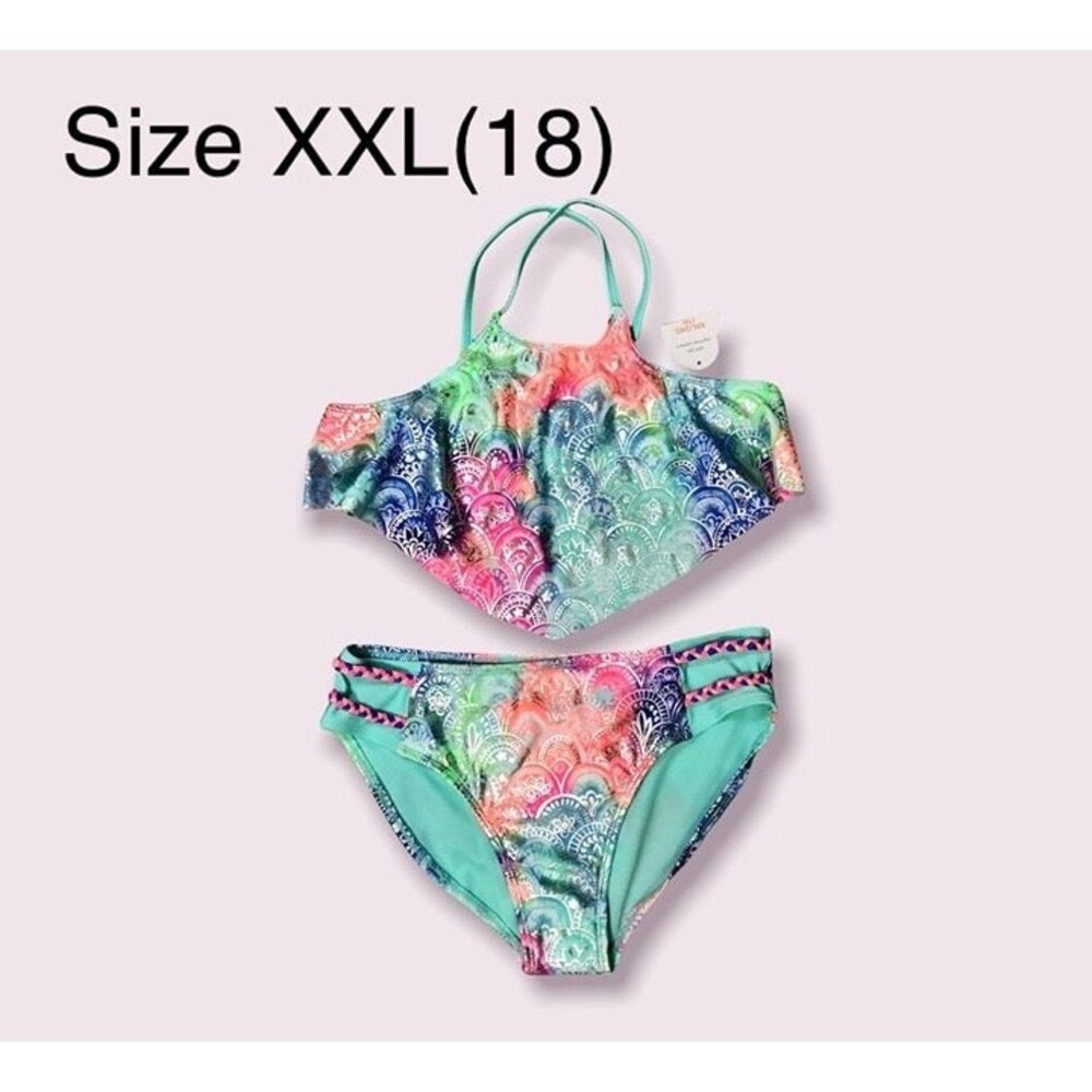Girl's size XXL(18) bikini swimsuit 2 piece. (A17)